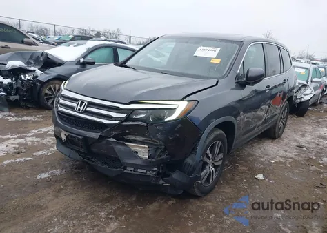 2018 Honda Pilot Ex-L из США, поврежденный, VIN 5FNYF6H57JB011214